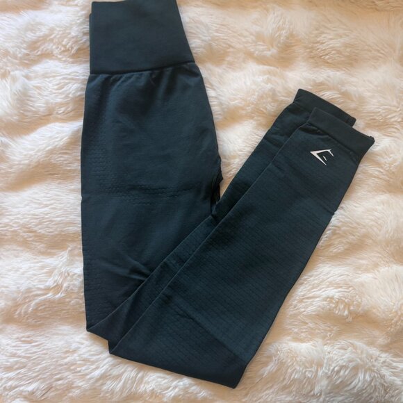 ✨ Gymshark Vital Seamless Leggings – Woodland Green Marl ✨ - Picture 8 of 13